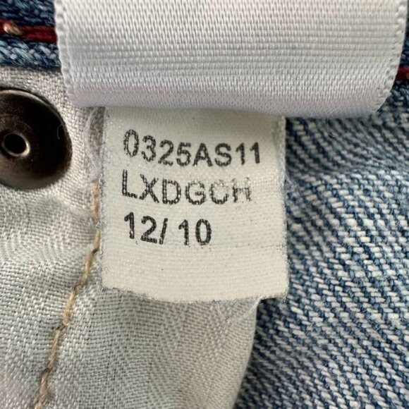 y2k Aeropostale Hailey Light Wash Low Rise Retro Loose Fit Flare Jeans Size 14 - Picture 7 of 7